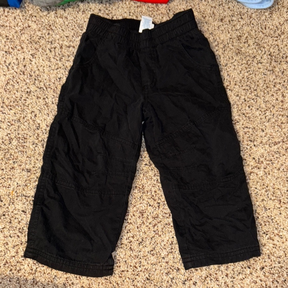 Circo Black Casual Cropped Pants